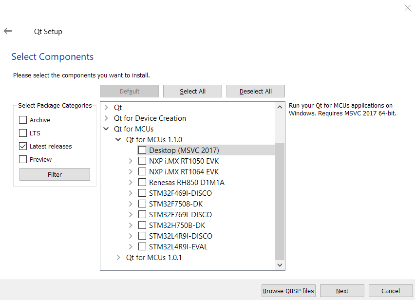 Qt for MCUs 1.1发布